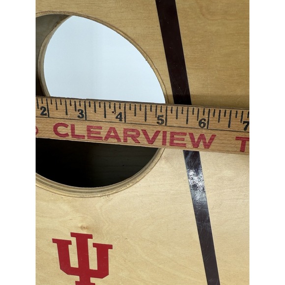 IU Indiana Hoosier NCAA College Small Cornhole Boards Game 24"X16" Tailgate Bags - Picture 5 of 10